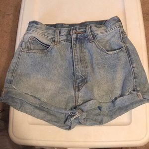 J Galt super high waisted shorts PacSun